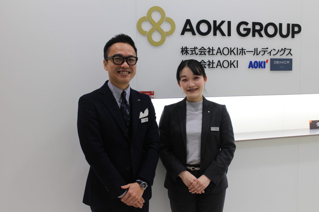 【採用担当者に聞きました。私たちはこんな人と働きたい】伝わる「人を大切にする」社風　AOKI　脇本実さんと野口瑞穂さん